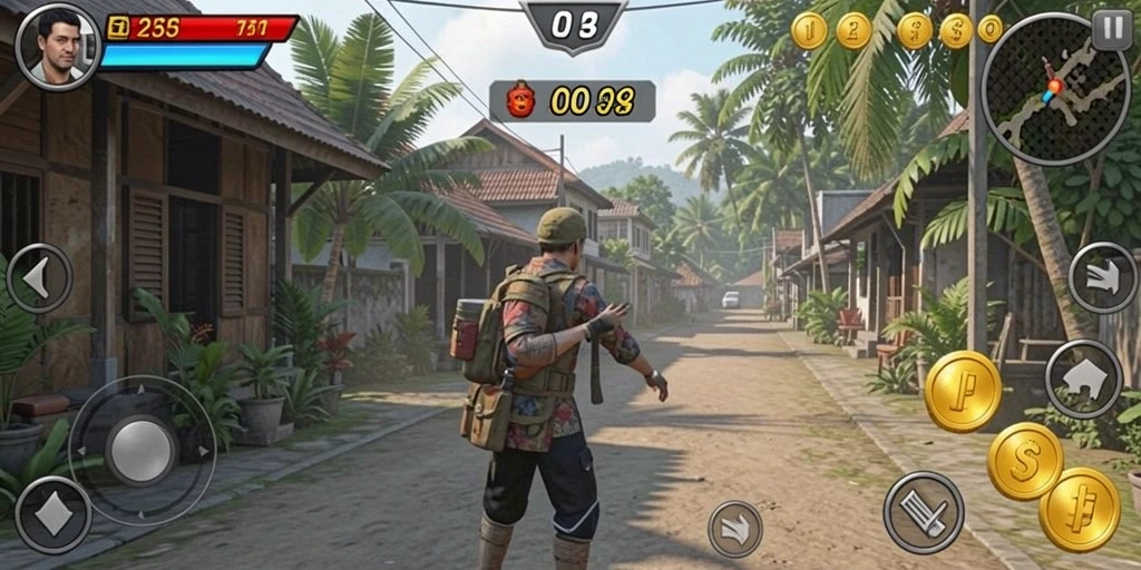 Tampilan leaderboard yang menunjukkan peringkat pemain.