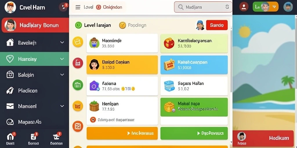 Tangkapan layar menggambarkan salah satu level menantang dalam G668.